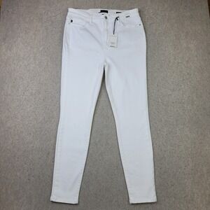 Judy Blue Jeans Womens 13/31 White High Waist Skinny Fit Stretch JB82661WHT-CO